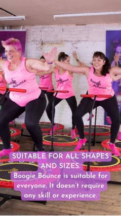 Suitable for all shapes and sizes. Boogie Bounce is suitable for everyone, it does not require any skill or experience.