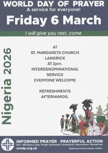 World Day of Prayer - 6th March 2026